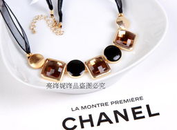 時(shí)尚短款鎖骨鏈 夸張彩色寶石項(xiàng)鏈引領(lǐng)歐美配飾潮流