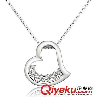璀璨心意之選 925純銀小愛心鑲鉆鎖骨鏈，工廠直供的生日好禮